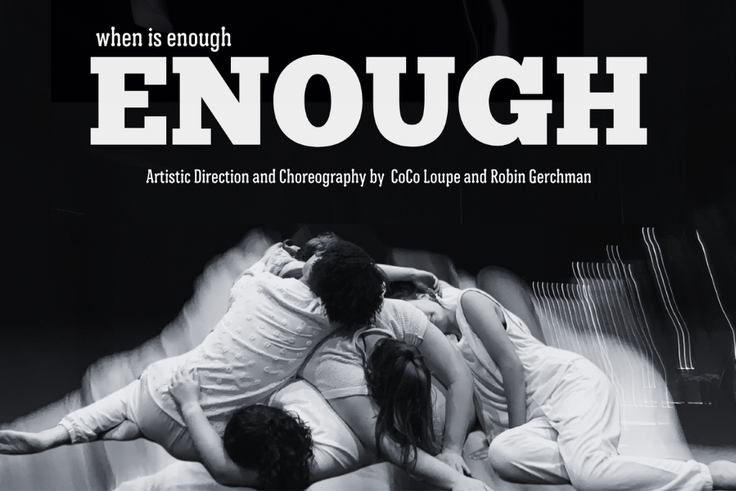 Enough dance concert poster