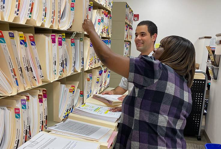Lucca Goncalves interning with Orange County Government