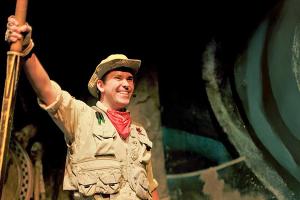 James Blaisdell on stage at Universal Orlando Resort