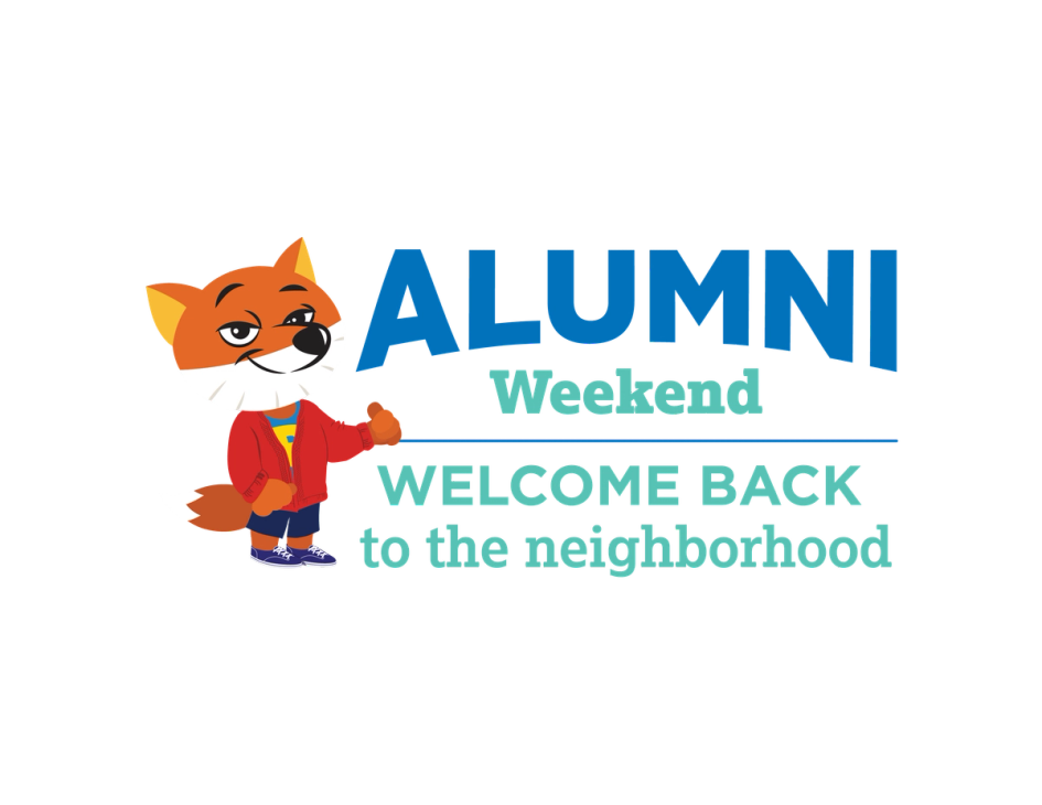 A logo for Rollins Alumni Weekend 2024