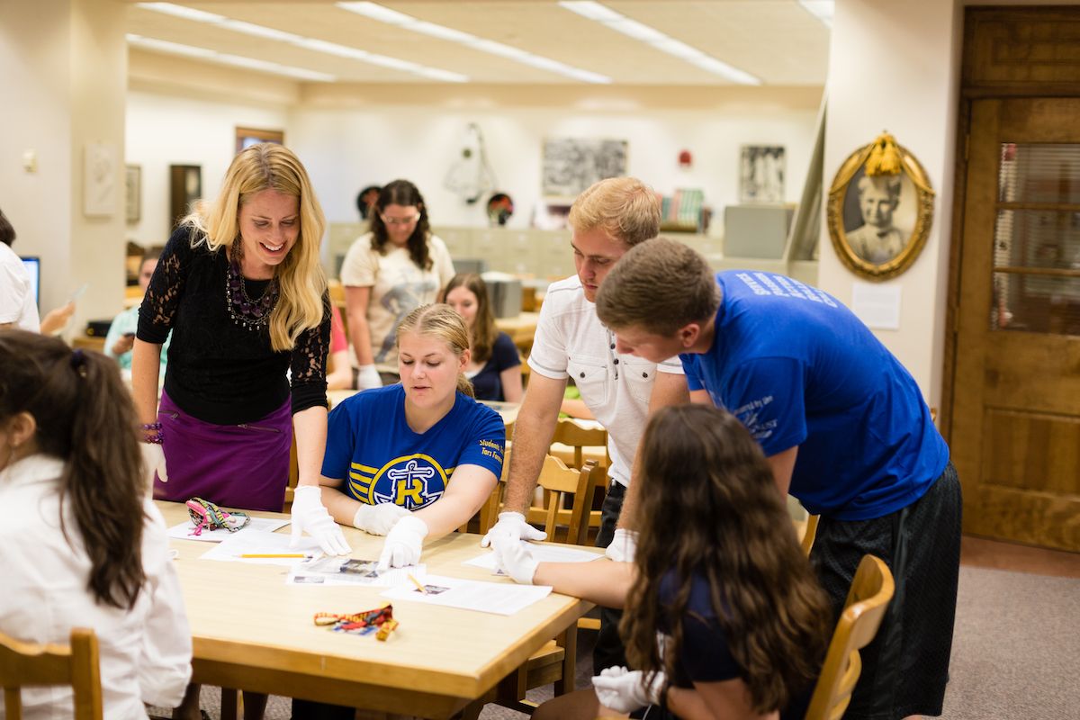 Jana Mathews in the Rollins Archives