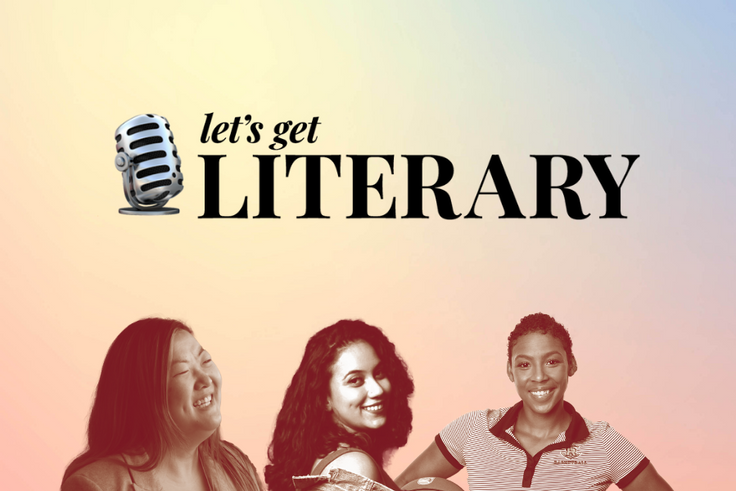 Let's Get Literary podcast hosts