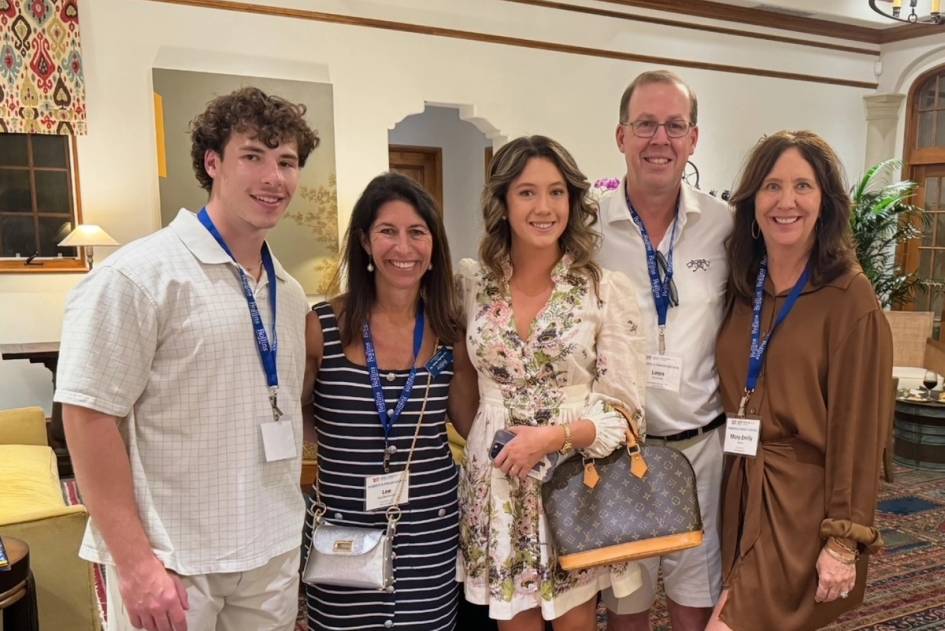 Parent and Family Council Members at an evening event.