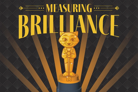 An award with the title "Measuring Brilliance"