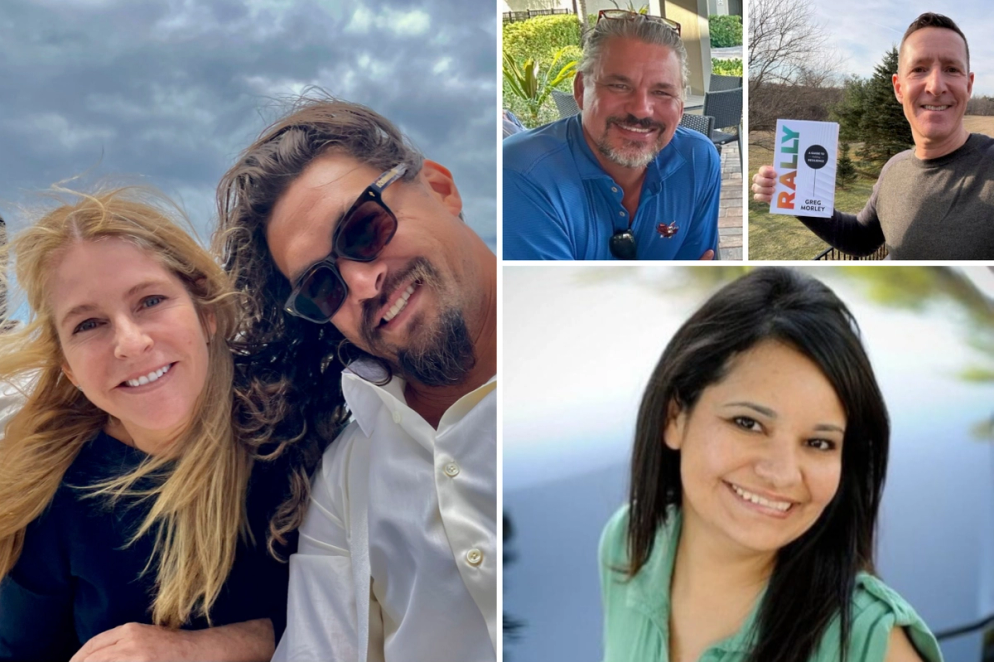 A grid of Rollins alumni.
