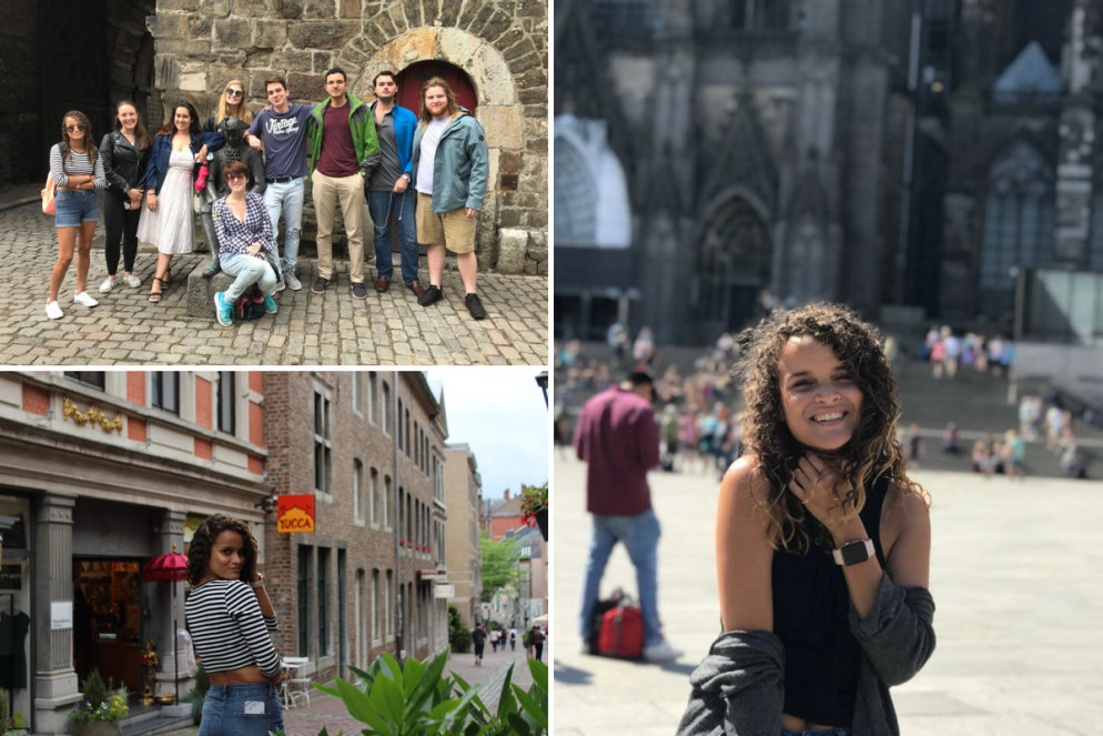 Scenes from a student's study abroad experience in Germany.