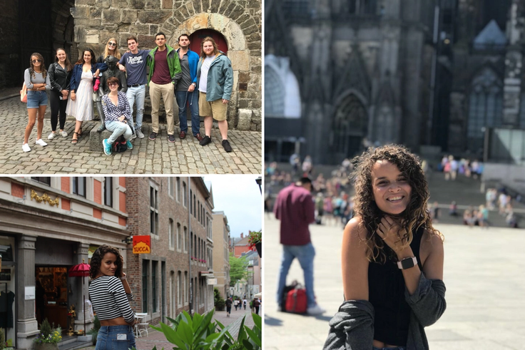 Scenes from a student's study abroad experience in Germany.