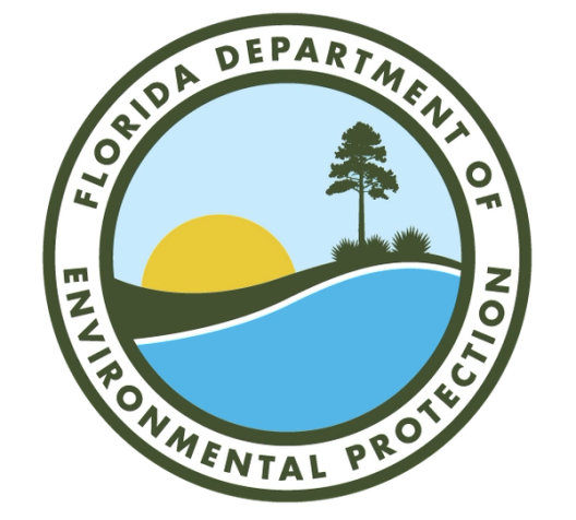 A logo for the Florida Department of Environmental Protection