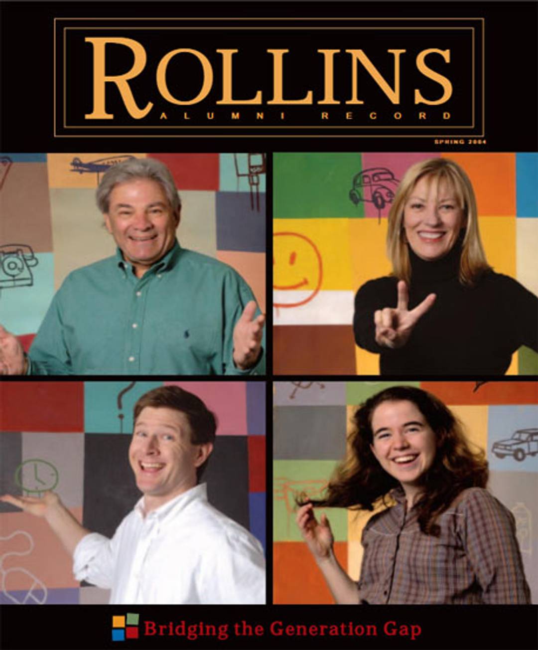 Cover of Spring 2004 Rollins magazine