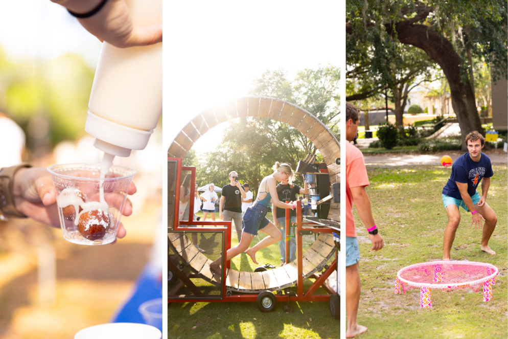The Fox Day picnic on Bush Lawn