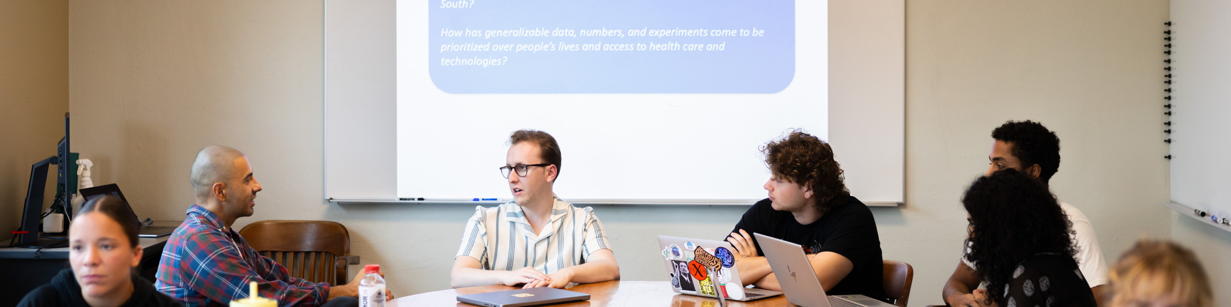 Joseph Pool in a Global Health Class