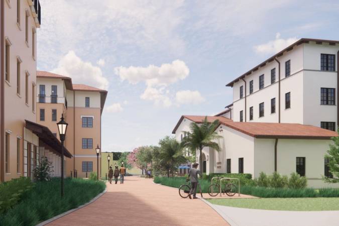 Exterior rendering of East End Neighborhood