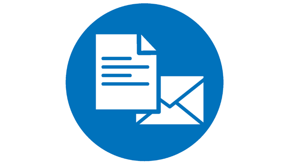 Letter in Mail Icon