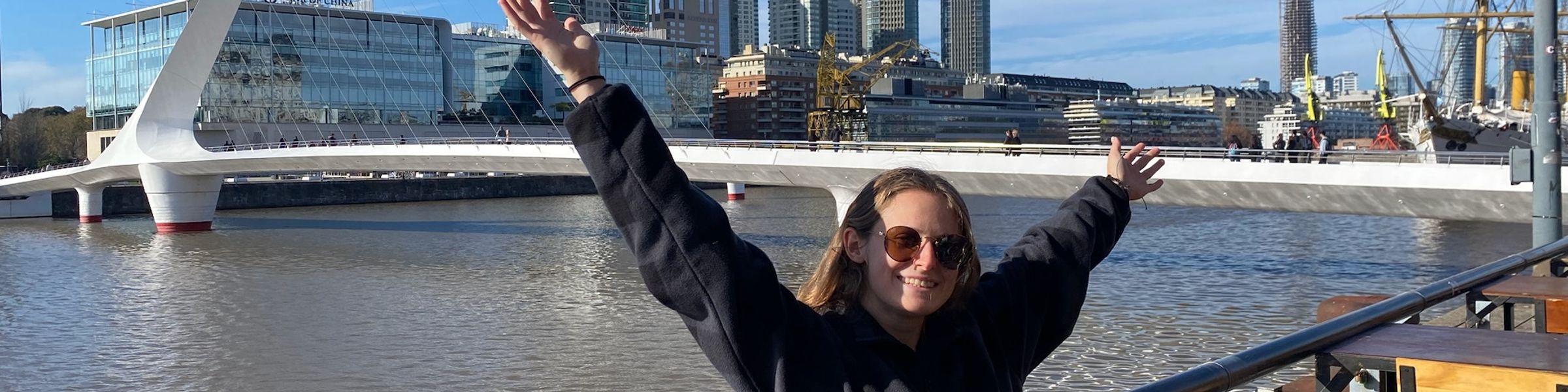 Rollins student in Buenos Aires, Argentina