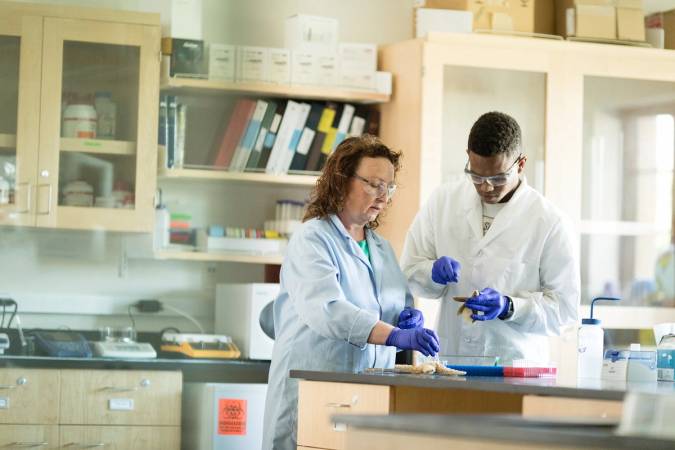 Student-faculty marine biology research