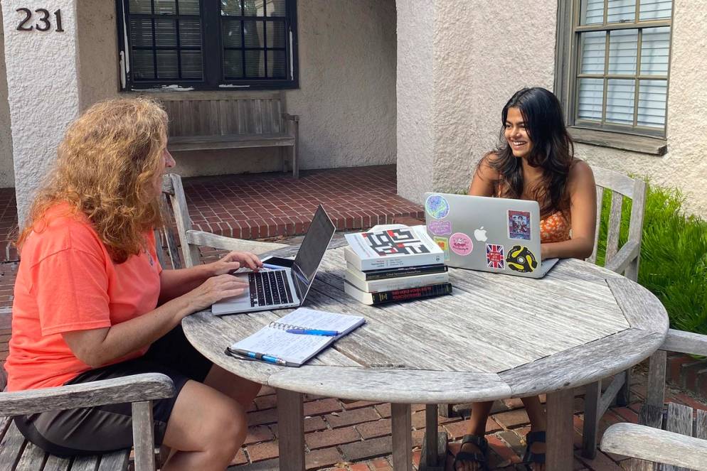 Margaret McLaren and Sanjula Rajat ’23