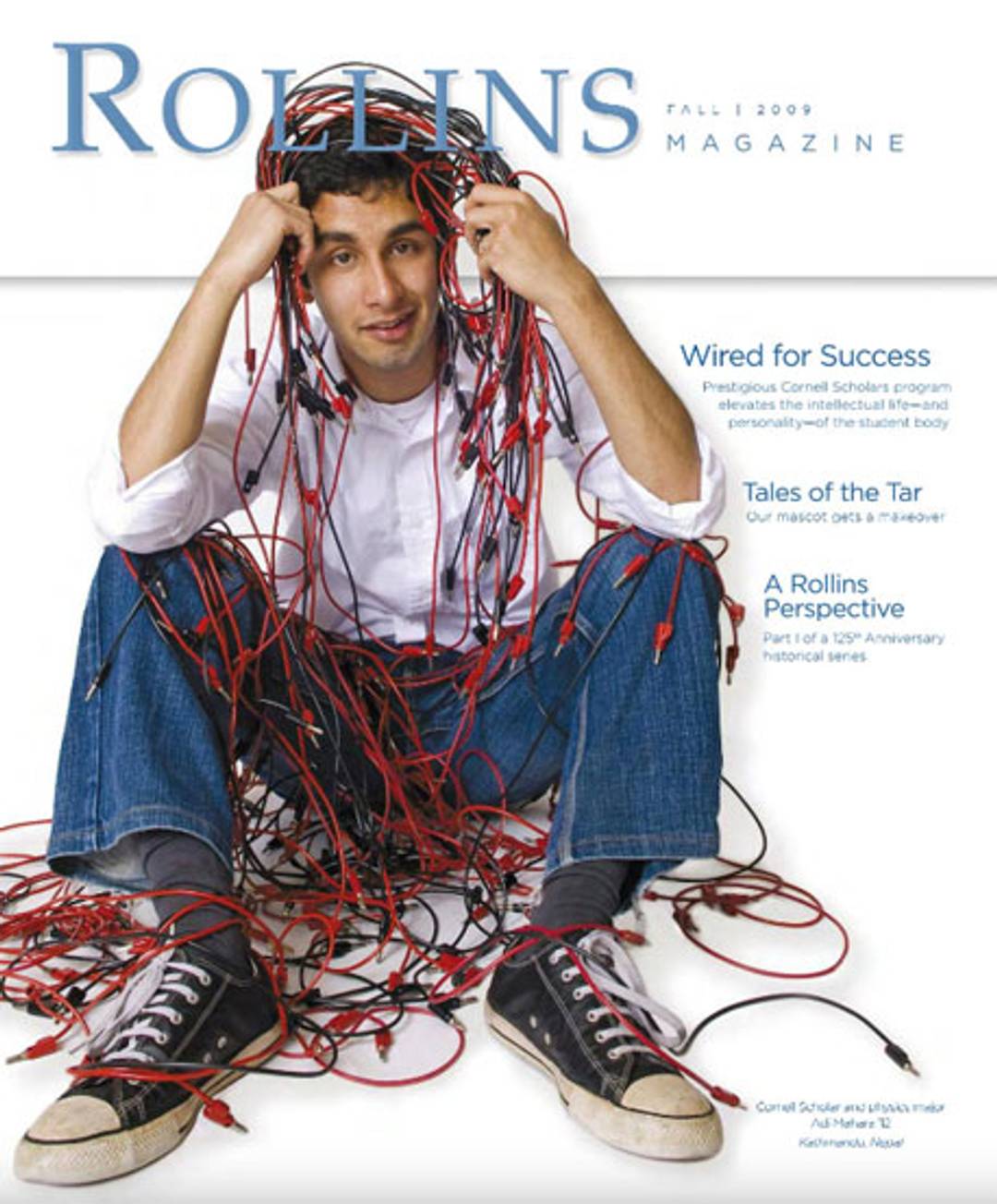 Cover of Fall 2009 Rollins magazine