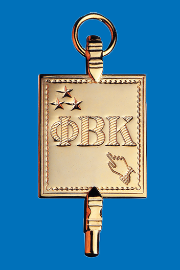 Photo of the Phi Beta Kappa key