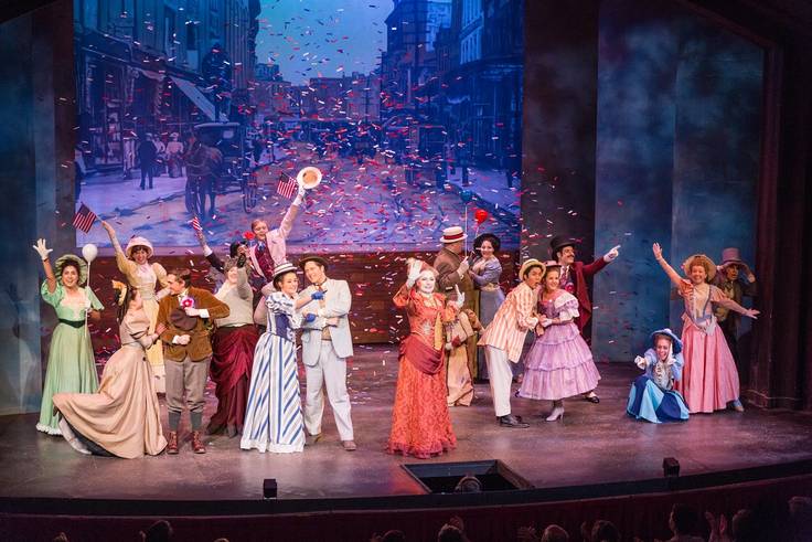 A performance of Hello, Dolly at the Annie Russell Theatre