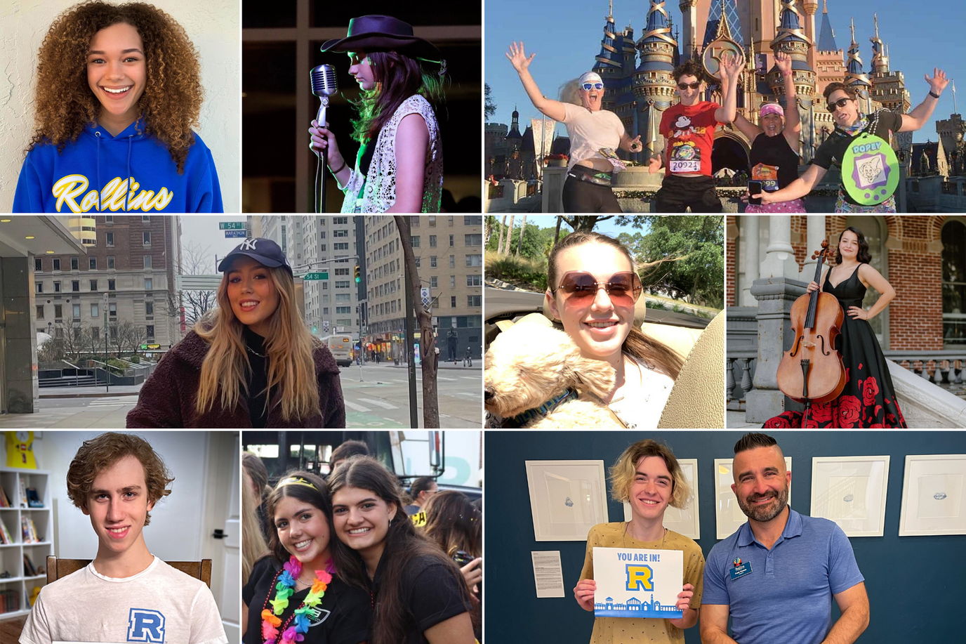 Nine Class of 2027 Rollins students