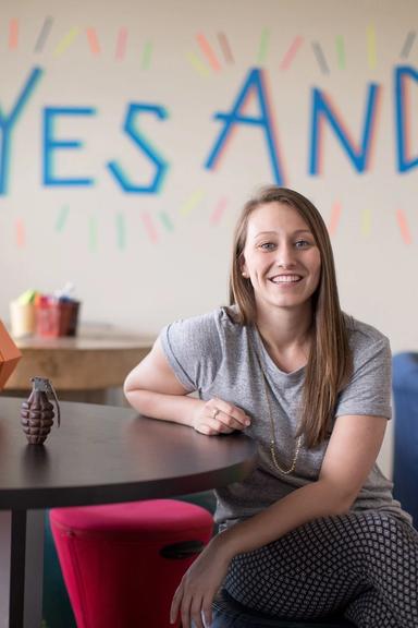 Alexis Meeks ’16 at AdventHealth Innovation Lab.