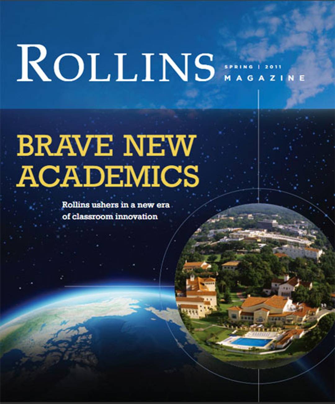 Cover of Spring 2011 Rollins magazine