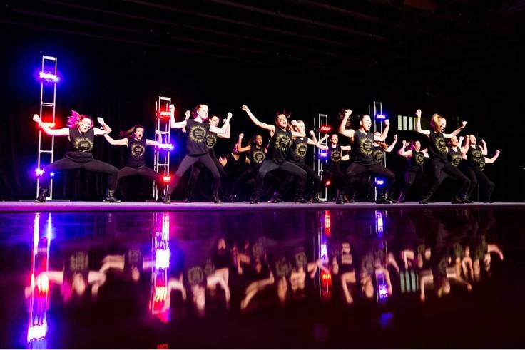 A large lip sync performance.