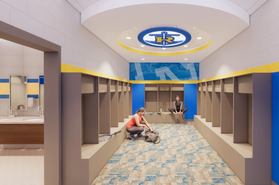 Tennis and Golf Complex tennis locker rooms