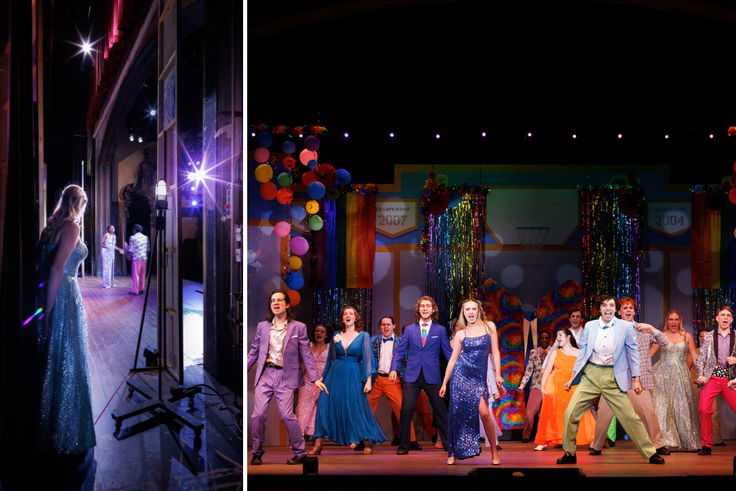 Musical theater production of The Prom at the Annie Russell Theatre.