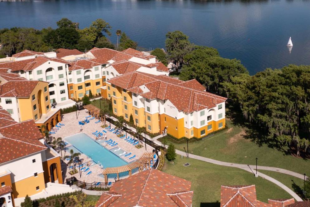 Aerial view of Lakeside Neighborhood