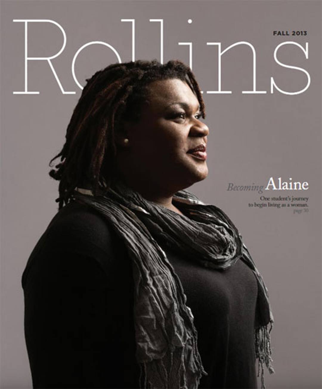 Cover of Fall 2013 Rollins magazine