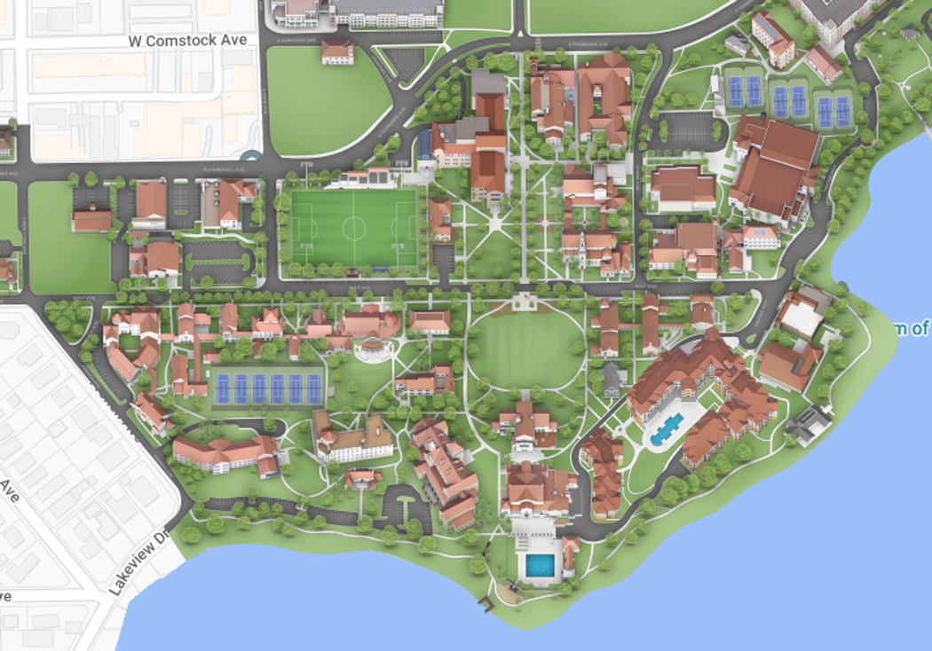 digtal campus map visual