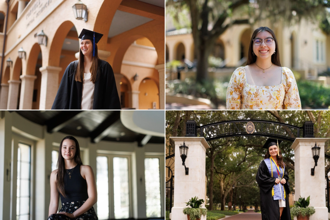 From top left: Sarah Skala ’23, Socorro Torres Lopez ’23, Capri Gutierrez ’23, and Sarah Bennefield ’23.