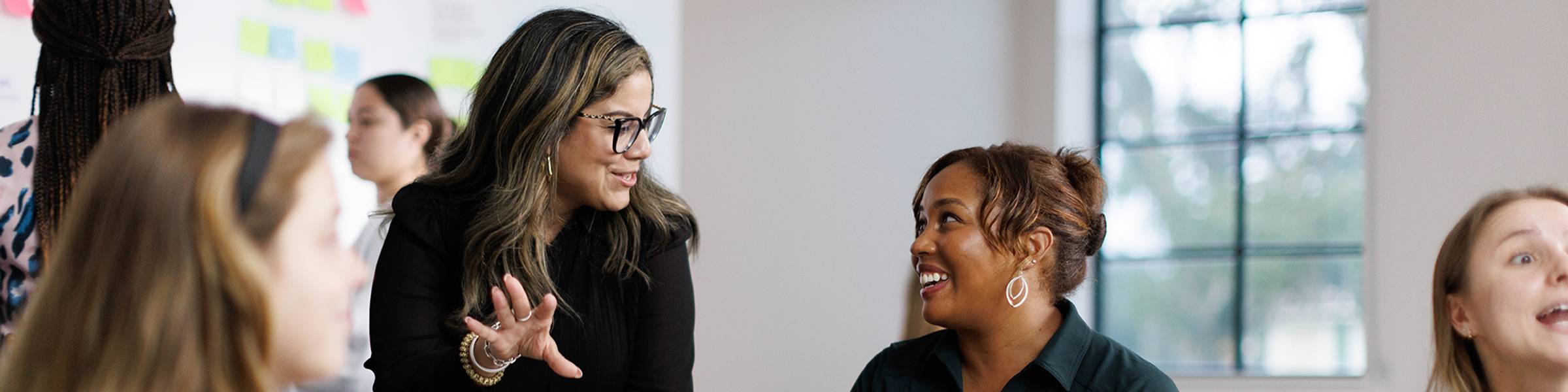 An aerial photo of Rollins College’s lakeside campus.
