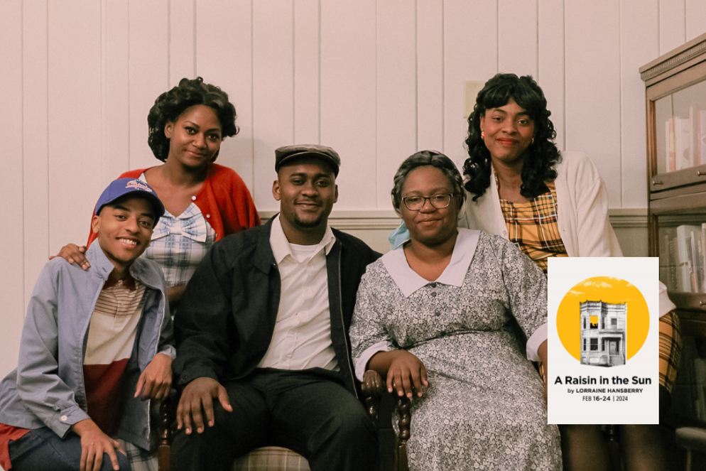 Rollins students in a production of "A Raisin in the Sun"