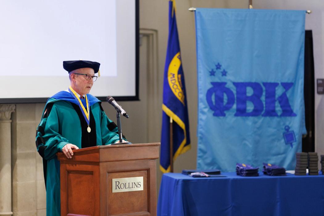 Phi Beta Kappa installation event at Rollins