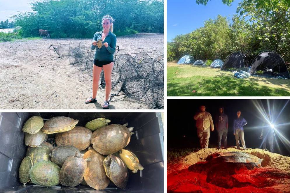 Makenna Gary ’26 on a field study in the Dominican Republic