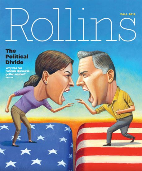 Cover of Fall 2012 Rollins magazine