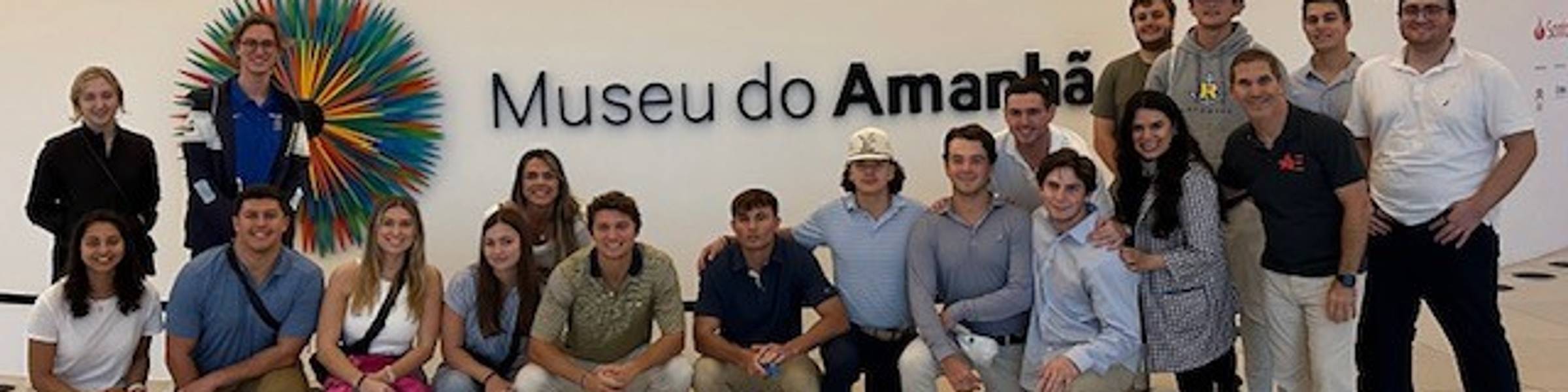 Rollins students on field study to Brazil.