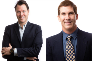 Business professors Marc Fetscherin and Kip Kiefer