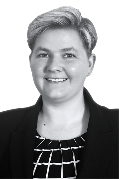 Black and White headshot of Kylie Smith