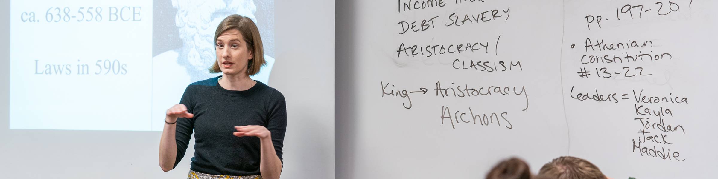 Rollins profesor Hannah Ewing.