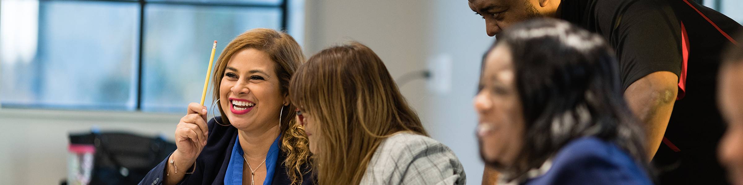 Two pathways to teaching students work together on a class project.