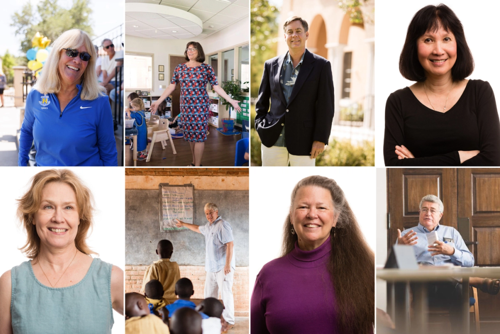 Bev Buckley, Sharon Carnahan, Bruce Stephenson, Gloria Cook, Tom Cook, Kathryn Norsworthy, Scott Hewit, and Susan Libby. 