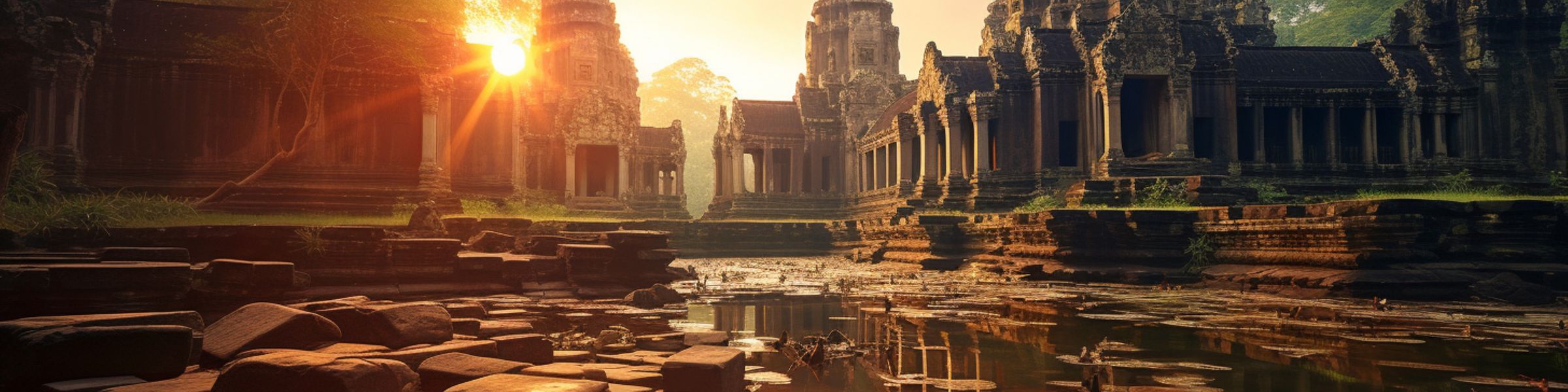 A temple in Cambodia.