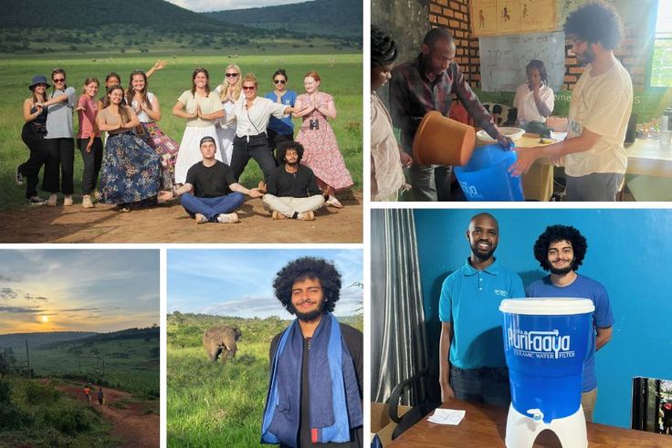 Hamza Zeini ’25 on a field study in Rwanda