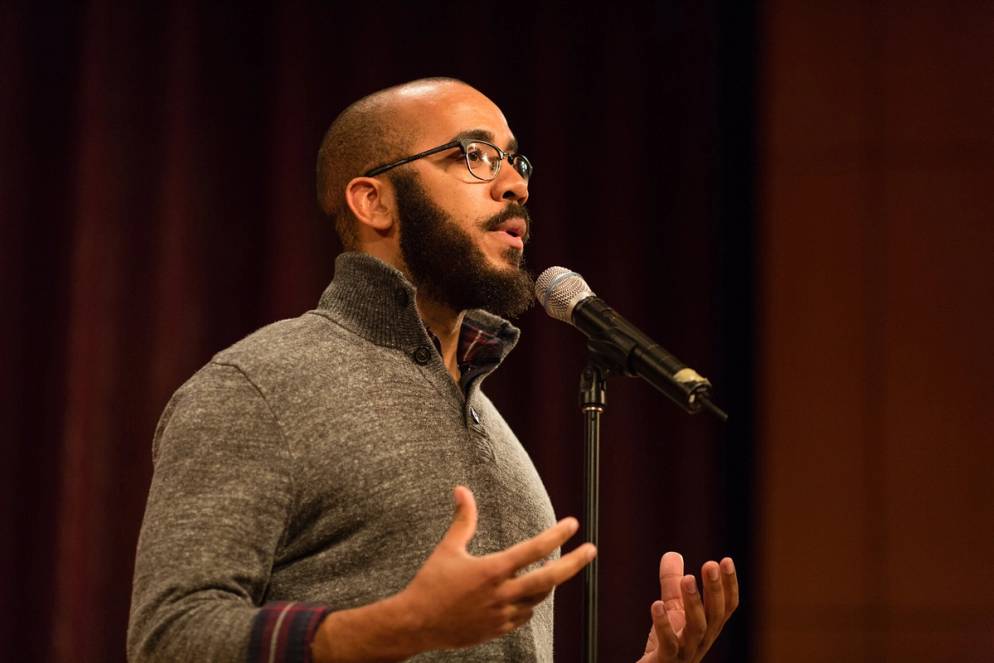 A speech during MLK week at Rollins College.