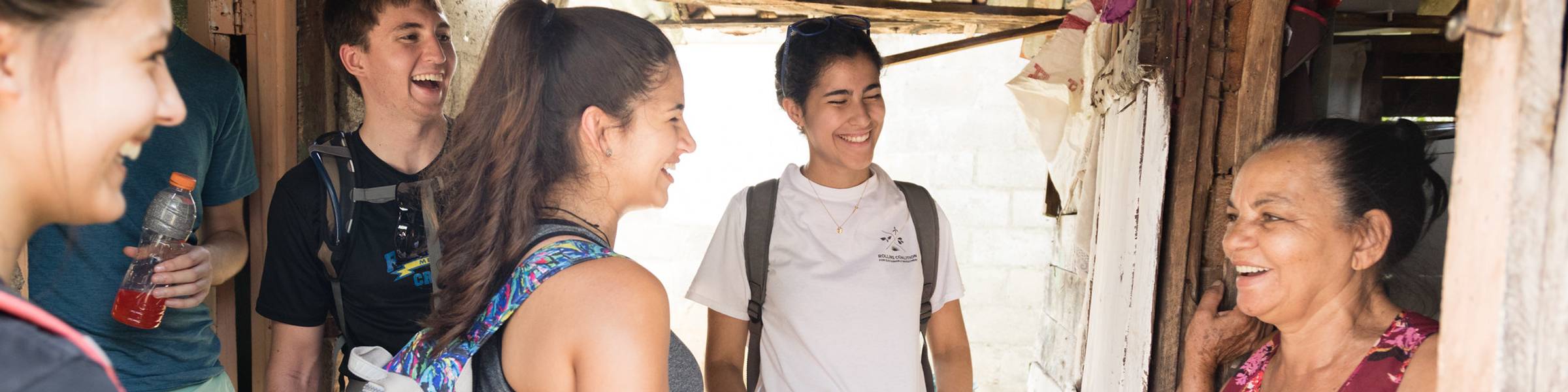 Rollins social innovation students in the Dominican Republic.