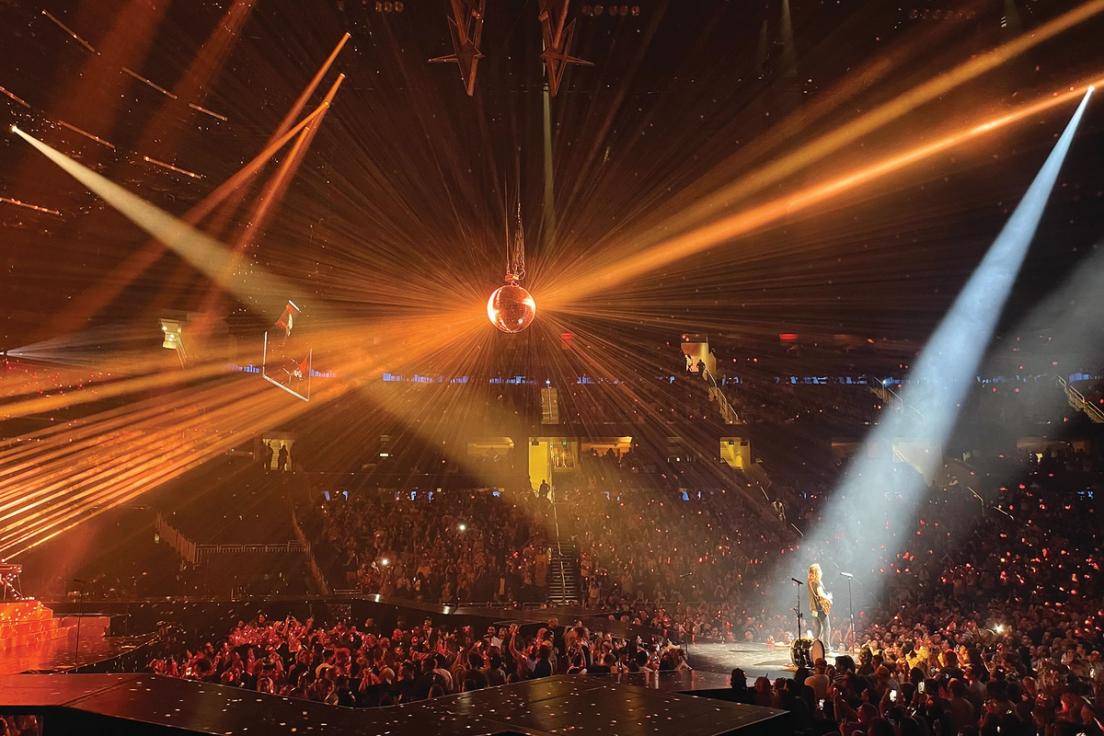 A concert at the Kia Center in downtown Orlando