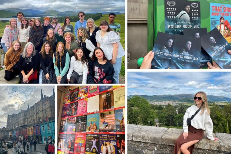 Riley Parinello ’26 on a field study in Scotland